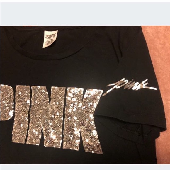 Vs pink bling crop top - Picture 2 of 2